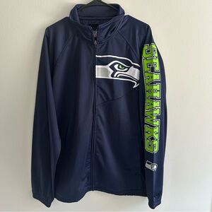 Seattle Seahawks Men’s L Navy Jacket NWOT
